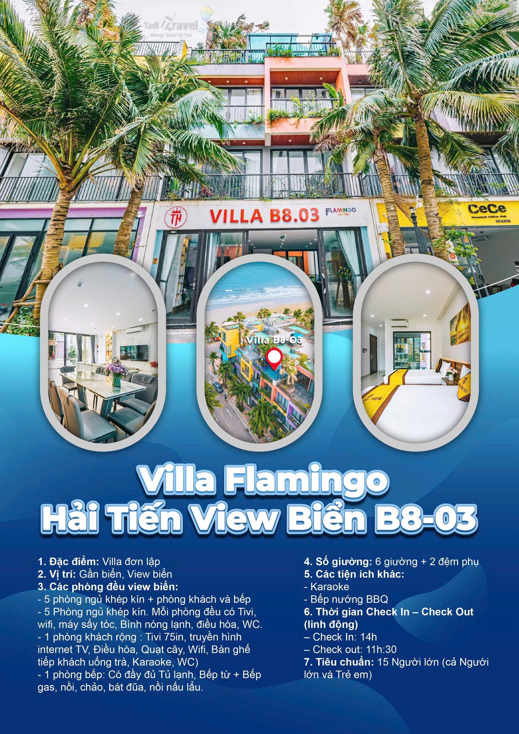 Villa Flamingo Hải Tiến View Biển B8-03